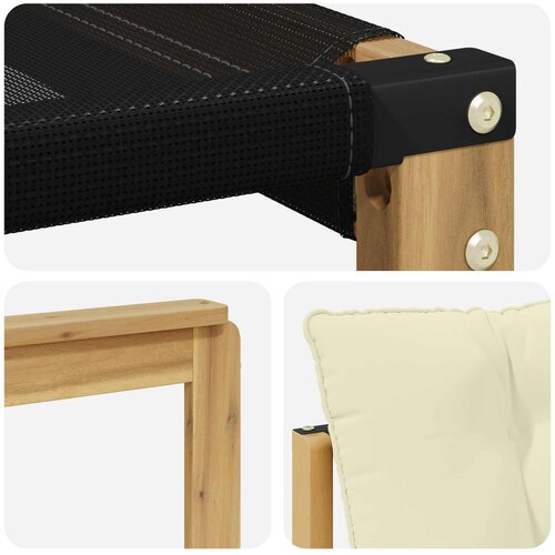  Set vanjskih sofa 8 kom. Bijela i krem Smeđa 306 x 187,5 x 73 cm Slike