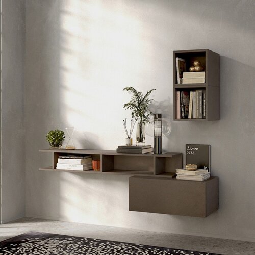 LC Mobili Sodoben vise�i vhodni regal z odprtimi kubusi INFINITY 2.0 900061-BR Cene