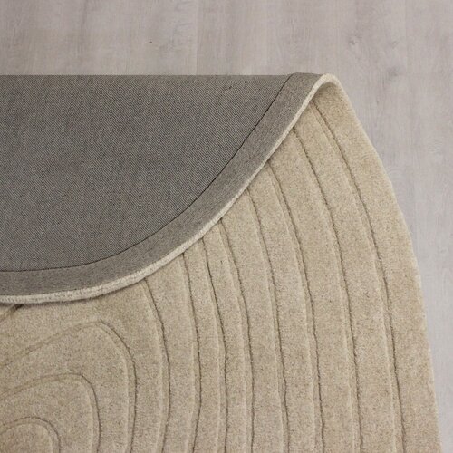 Flair Rugs Kremno bela volnena preproga 160x230 cm Puddle Wool &amp;ndash; Slike