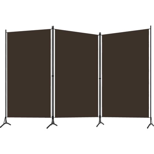 Maison Chic Paravan - Sobne pregrade 3-delni rjav 260x180 cm, (22111700) Cene