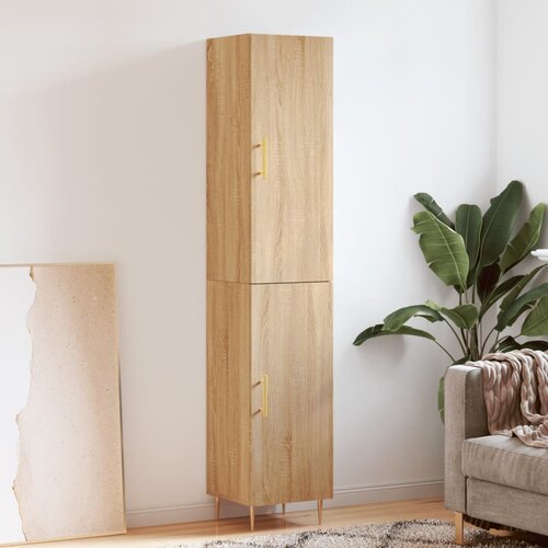 vidaXL Visoka omara sonoma hrast 34,5x34x180 cm inženirski les Cene