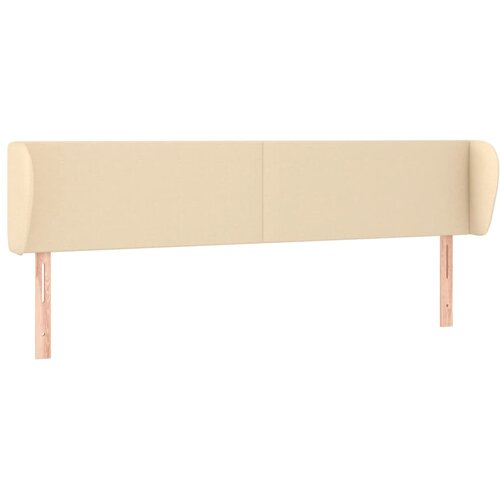 Maison Chic vzglavna omarica - nočna omarica - posteljna omarica z u&scaron;esi krem 183x23x78/88 cm blago, (21709677) Cene