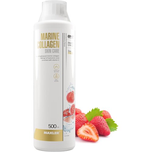 MAXLER marine collagen, 500ml - sa hijaluronskom kiselinom i vitaminom c - jagoda Cene