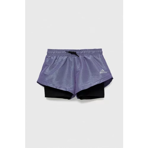 Adidas Otroške kratke hlače G D WV SHO 2IN vijolična barva