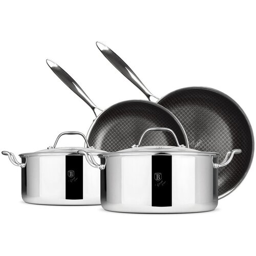 Berlinger Haus Hexagon (3D inox matrica) non-stick 6u1 set posuđa Cijene