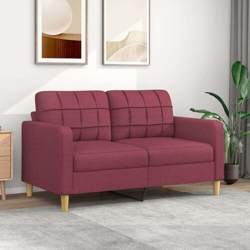  Dvosjed od tkanine crvena boja vina 140 cm Cijene