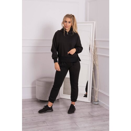 Kesi Insulated turtleneck and hood set black Cene