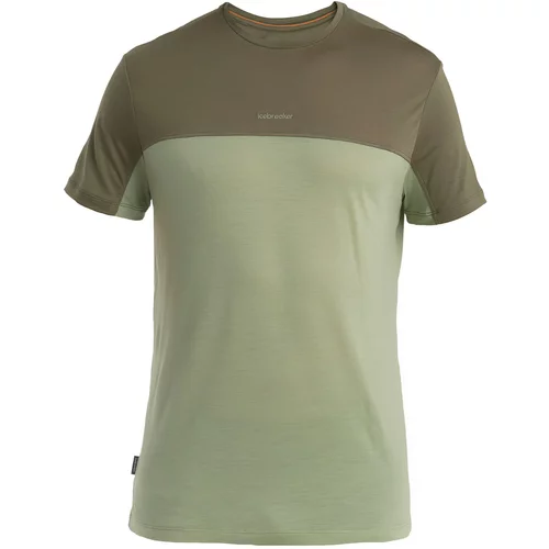ICEBREAKER Funkcionalna majica 'Cool-Lite Sphere III' zelena / svetlo zelena