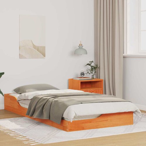  Krevetna konstrukcija Vosak smeđa 100 x 200 cm Cijene