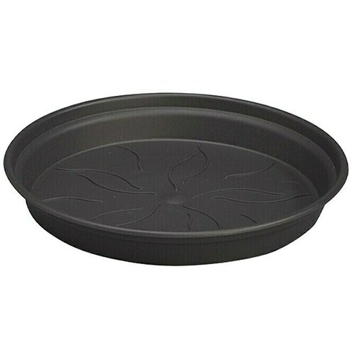 ELHO green basics podložak za teglu za cvijeće (vanjska dimenzija (ø x v): 10 x 1 cm, plastika, crne boje) Cijene