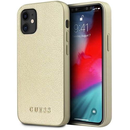 Guess OVITEK HARDCASE ZLAT IRIDESCENT ZA IPHONE 12 MINI 5.4, (21834476) Cene
