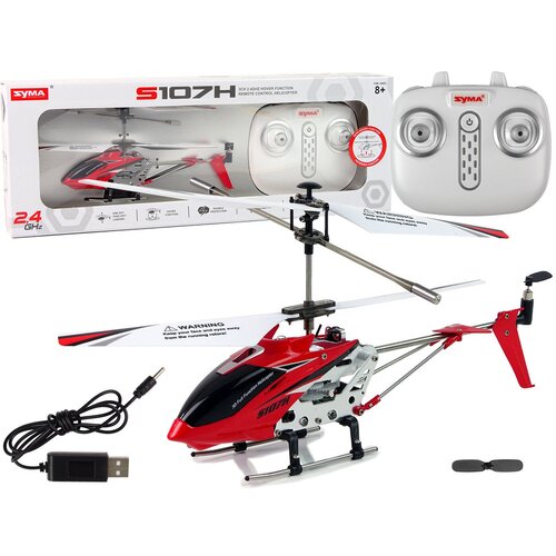  Helikopter na daljinsko upravljanje SYMA S107H - rdeča Cene