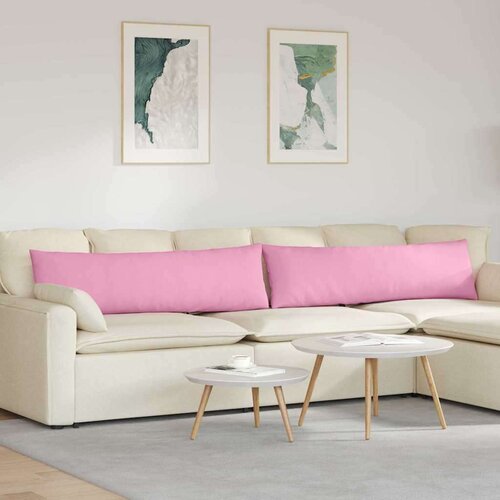 vidaXL jastučići za sofu 2 pcs ružičasta 145 x 40 cm tkanina Cijene