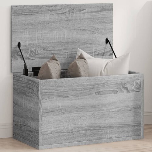 vidaXL Škatla za shranjevanje siva sonoma 60x35x35 cm inženirski les Cene