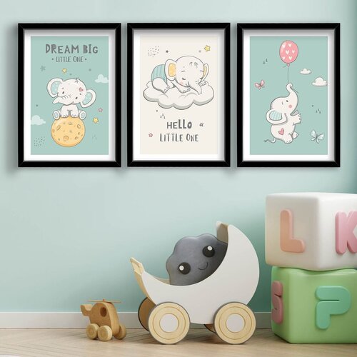 Wallity slika 3P3853BCT-003, 3 dela, 53 x 118 cm Slike