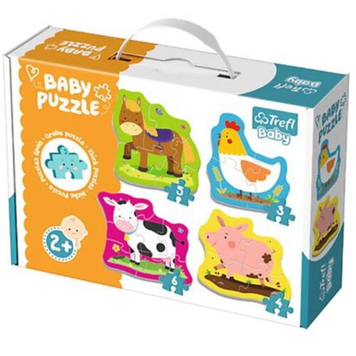 Trefl Baby puzzle Životinje na farmi 36070 Slike