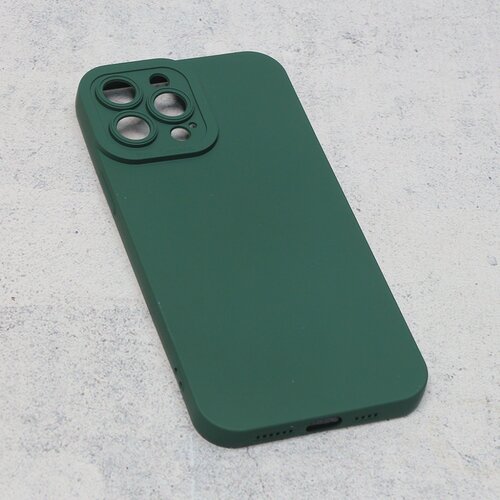 Teracell maska za iPhone 13 Pro Max 6.7 Silikon Pro Camera tamno zelena Slike
