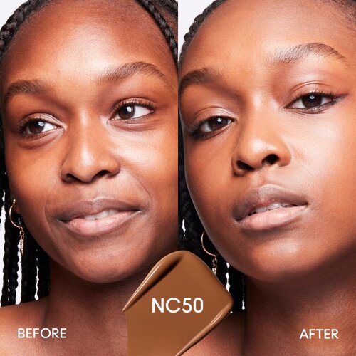 MAC Cosmetics Studio Fix Fluid SPF 15 24HR Matte Foundation + Oil Control matirajoči tekoči puder SPF 15 odtenek NC50 30 ml Slike