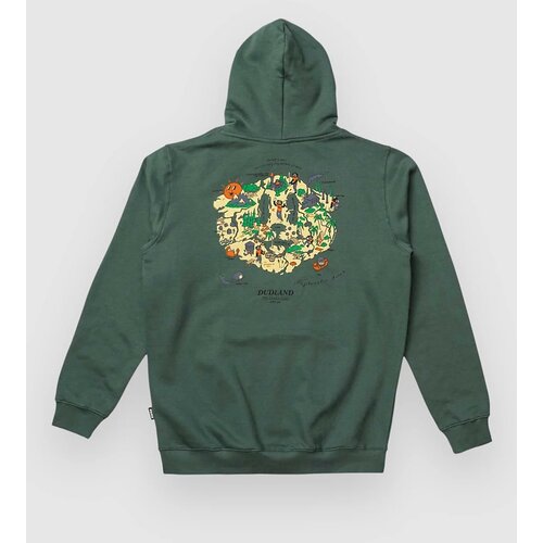 The Dudes Dudland Pulover s kapuco bottle green Slike