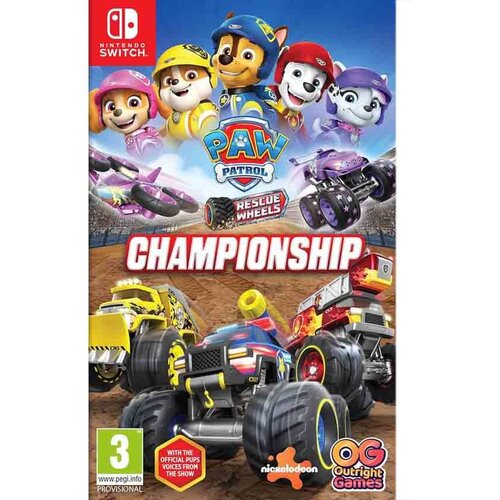 Bandai Namco Switch PAW Patrol Rescue Wheels: Championship Slike