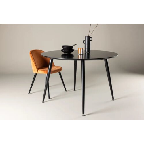 Venture Home Dipp okrugli blagovaonski stol ⌀115 cm, crni Cijene