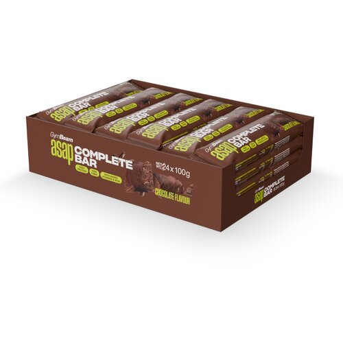 GymBeam complete bar 24 x 100 g čokolada Slike