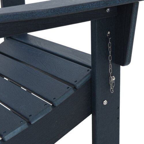 vidaXL 3-delni vrtni lounge set Mornarsko modra HDPE Cene