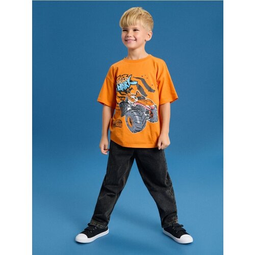 Sinsay Pamučna majica s printom Hot Wheels Slike