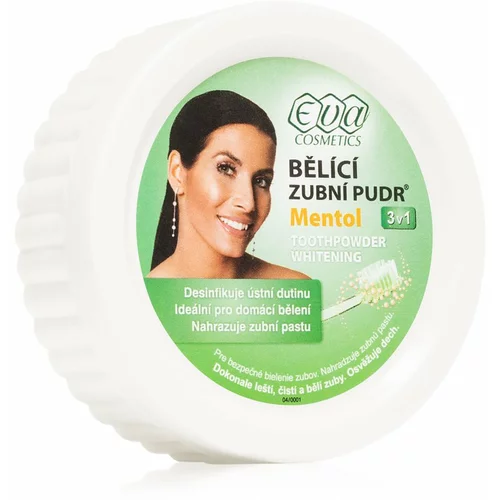 Eva Cosmetics Whitening Toothpowder Mentol 3in1 belilni puder z mentolom 30 g