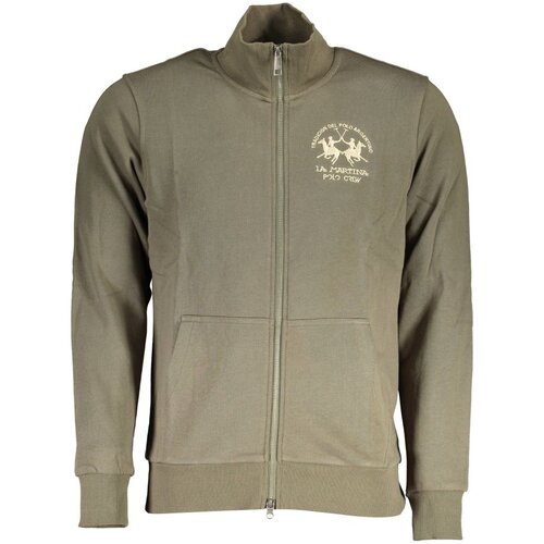 La Martina MEN'S GREEN ZIPPED SWEATSHIRT Cene
