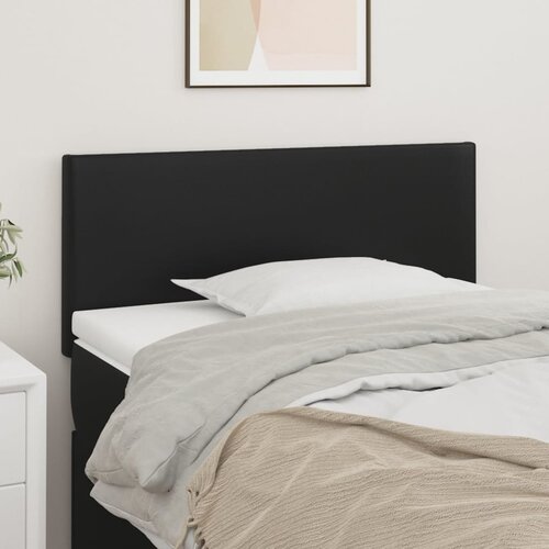 vidaXL Uzglavlje crni 90x5x78/88 cm od umjetne kože Cijene