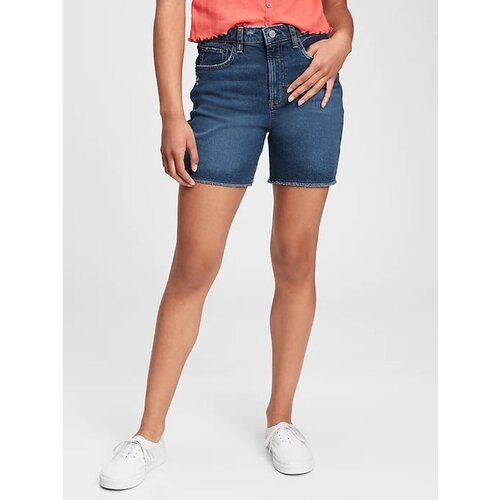 GAP Baby Shorts Teen Denim Sky High Rise Midi Shorts with Washwell - Girls Cijene