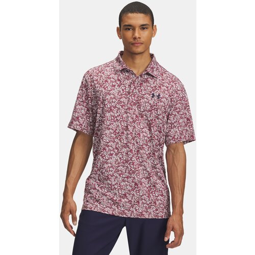 Under Armour Men&amp;#039;s UA Playoff 3.0 Printed Polo-PNK T-Shirt - Men&amp;#039;s Slike