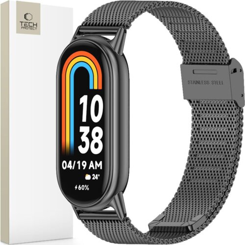 TECH-PROTECT MILANESEBAND ZA XIAOMI SMART BAND 8/8 NFC ČRN, (22069454) Cene