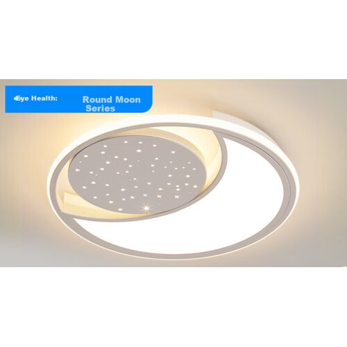  Micoe Plafonska lampa LED, Mesec, 50 W, Siva Slike