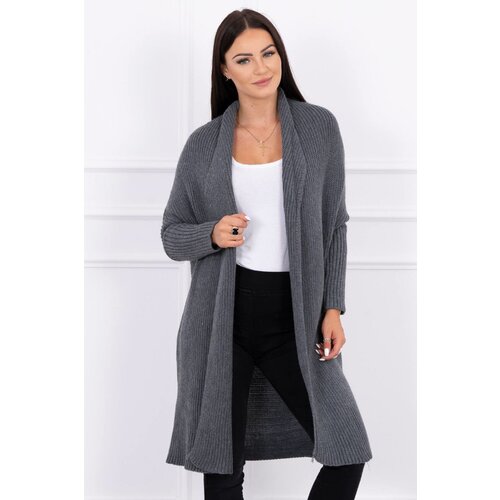 Kesi Sweater with batwing graphite sleeve Slike