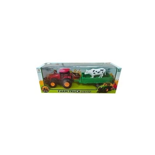 Hk Mini traktor sa kravom crveni 39,5x9,5x15,5cm ( A101582 ) Cene