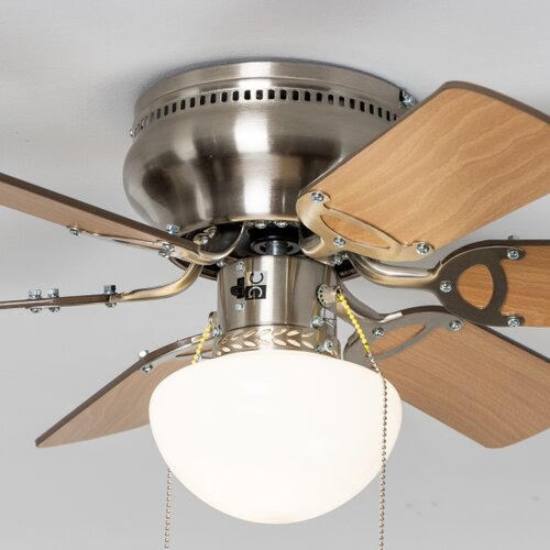  ZEVENTI - Stropni ventilator GALDANA 1xE27/60W/230V braon/bež Slike