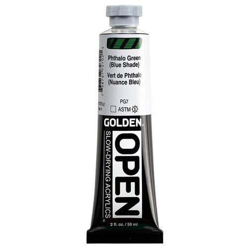  GOLDEN OPEN akrilna boja koja se sporo su&amp;scaron;i 59 ml | 7270 Phthalocyanine Green (Blue Shade) Slike