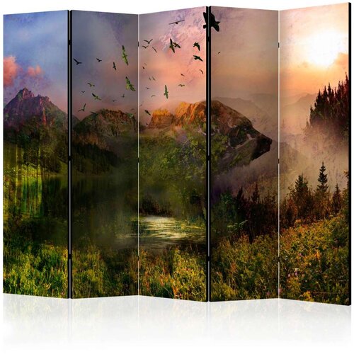  Paravan u 5 dijelova - Bear in the Mountain II [Room Dividers] 225x172 Slike