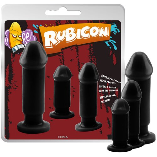  Evil Dark Kit Set Analnih dilda, Crni Slike