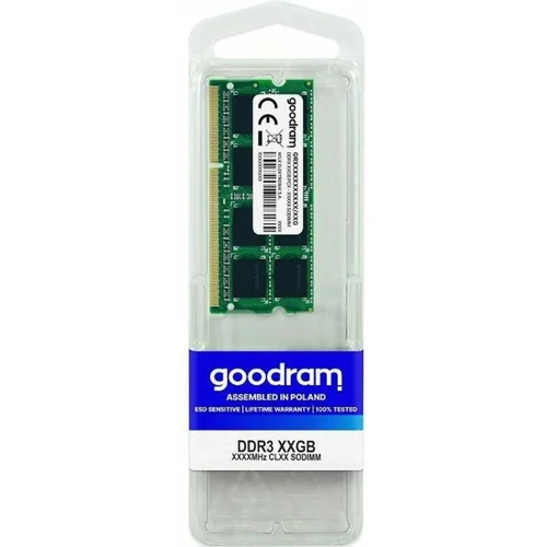 Goodram Pomnilnik RAM DDR3, SODIMM, 4GB, 1600MHz, 1,35V, GR1600S3V64L11S/4G