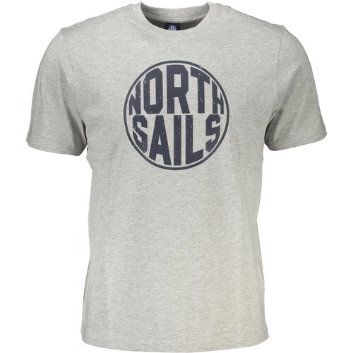 North Sails MEN&amp;amp;#39;S SHORT SLEEVED T-SHIRT GRAY Slike