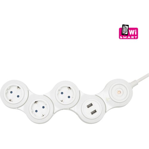 Home Produžni kabel,SMART,podesivi,3 utičnice,1.5mm&sup2;,USB,WiFi - NVH 03K/WIFI Cijene