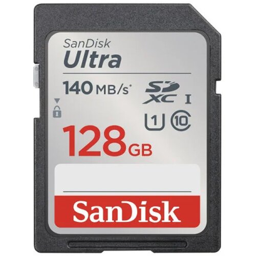 San Disk Mem.Kartica SDXC 128GB Ultra 140MB/s Class 10 UHS-I Cene