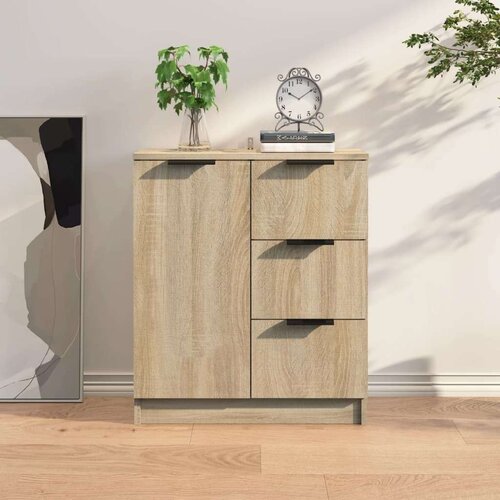  Komoda boja hrasta sonome 60 x 30 x 70 cm od konstruiranog drva Slike
