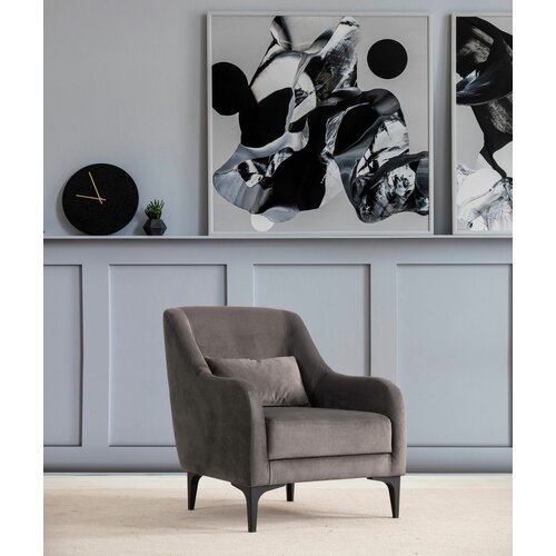 Atelier Del Sofa astana - anthracite anthracite wing chair Slike