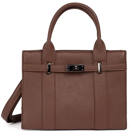 Shelvt Brown classic women's handbag