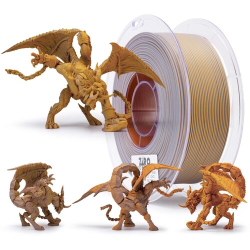 Ziro tri-color matte pla filament 1.75 mm - desert Cene