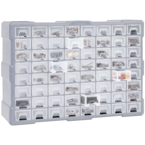 vidaXL Organizator s 64 predali 52x16x37,5 cm Cene